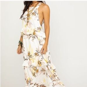 FREE PEOPLE |  Anita Printed Maxi Dress | Size M